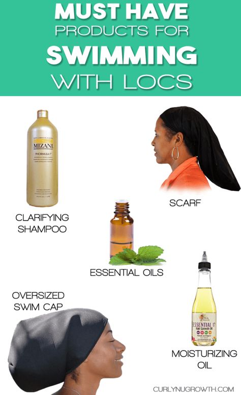 5 Must Have Products for Swimming With Locs | The Digital Loctician Dreadlocks Hair Care, Essential Oil Mixtures, Must Have Products, Night Face Cream, Loc Inspiration, Making Essential Oils, Shower Water, Natural Hair Care Tips, Natural Afro Hairstyles