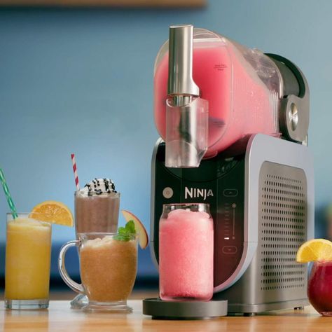 Ninja® Slush Machine | Frozen Drink Maker for Home - Ninja® Ninja Frozen Drink Recipes, Ninja Slushie Recipes, Frozen Drink Makers, Slushy Machine, Smoothie Machine, Slushie Machine, Slush Machine, Yoda Images, Frozen Juice