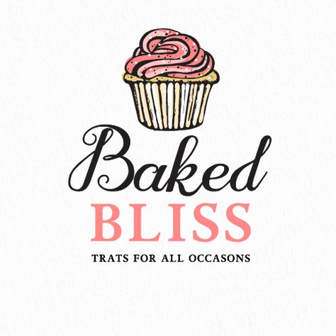 Create a beautiful sophisticated yet fun logo for Baked Bliss cupcake company!! by Georgia Stan Good Company Names, Bliss Logo, Christmas Cakes Images, Fun Logo, Baking Logo, Christmas Cakes, Cake Images, Packaging Ideas, Logo Design Contest