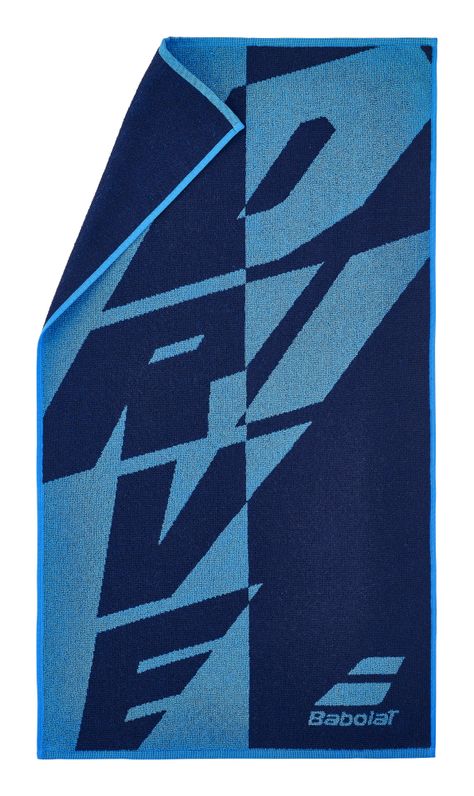 Be prepared for a demanding match with the Babolat Medium Tennis Towel!    This towel is 100% cotton and is designed to keep you dry and comfortable in any conditions. Tennis Towel, Be Prepared, Tennis, Drive, ? Logo, Blue, Quick Saves, Design