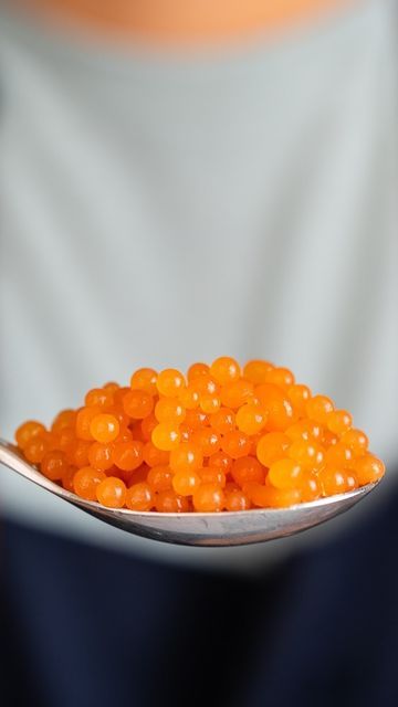 Chris Jay on Instagram: "I’m always filled with thoughts of food from my head tomatoes 🍅 😉 Tomato caviar Ingredients: 1c Neutral oil 3/4c Tomato water 1t Agar agar Directions: 1️⃣ Pour vegetable oil into a small jar and transfer into the freezer for 1 hr 2️⃣ In a small pot, whisk together tomato water and agar agar. 3️⃣ Bring the tomato water to a boil, remove from heat and cool for 5 mins. 4️⃣ Transfer the tomato water into a squeeze bottle and slowly drizzle into the chilled oil. 5️⃣ S Tomato Caviar Recipe, Tomato Water, Tuna Dishes, Molecular Gastronomy Recipes, Caviar Recipes, Salmon Roe, Mesh Strainer, Agar Agar, Molecular Gastronomy