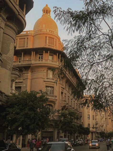 Downtown Cairo, Egypt Downtown Egypt, Cairo Apartment, Downtown Cairo, New Cairo City, Aesthetic Buildings, Old Egypt, Cairo Egypt, Concert Hall, Old Buildings