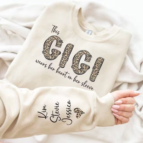 BellaElite - Etsy Gigi Gift, Gigi Shirts, Family Cruise Shirts, Cruise Shirt, Grandmother Gifts, Gift For Grandma, Custom Sweatshirts, Fall Shirts, Matching Shirts