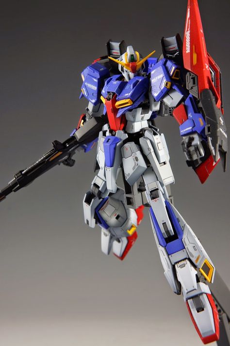 GUNDAM GUY: RG 1/144 Zeta Gundam - Painted Build Gundam Zeta, Zeta Gundam, Gundam Toys, Gunpla Custom, Custom Gundam, Giant Robots, Gundam Model, Action Poses, Mobile Suit