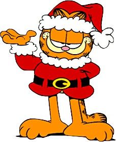 #Garfield #The Christmas #Cat. Christmas Garfield, Garfield The Cat, Santa Clipart, Garfield Cat, Christmas