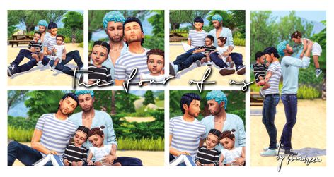 A cute commission, and with toddlers? YES, everyday please  ♥ 'the four of us’ 4 couple poses for your 2 adults with 2 toddlers DOWNLOAD (SFS) DOWNLOAD (Patreon) (always free!) book acc (left… Sims 4 Family, Family Poses, Family Posing, You Used Me, Couple Poses, Twin Babies, Couple Posing, Free Books, The Four