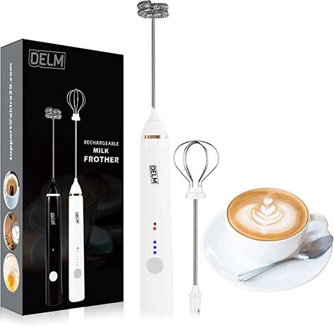 Handheld Frother, Handheld Mixer, Electric Milk Frother, Bulletproof Coffee, Hand Mixer, Frothing Milk, Drink Mixer, Electric Mixer, Stainless Steel Accessories