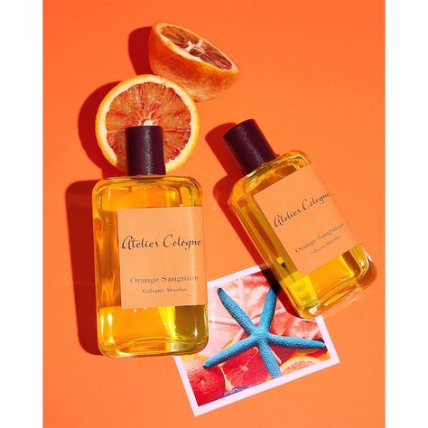 Orange Sanguine Pure Perfume - Atelier Cologne | Sephora Cologne Scents, Atelier Cologne, Blood Orange Juice, Sephora Favorites, Secret Power, Ripe Fruit, Citrus Fragrance, Moisturizing Body Lotion, Fruit Painting