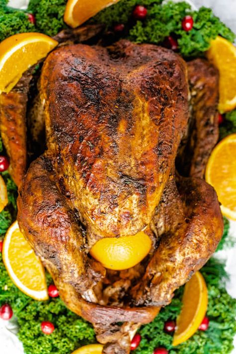 Buttermilk Turkey Brine, Buttermilk Brined Turkey, Ways To Cook A Turkey, Herbed Turkey, Rotisserie Turkey, Turkey Brine Recipe, Easy Thanksgiving Turkey, Brine Recipes, Brined Turkey