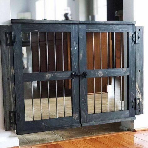 Dog gate, Baby gate, Wooden Pet gate, Rustic home decor, Custom farmhouse gate, Handmade dog furniture Wooden Dog Gates, Barn Door Baby Gate, Dog Gates, Pet Gates, Wooden Double Doors, Wood Photo Prints, Wood Room Divider, Room Divider Doors, Baby Gate