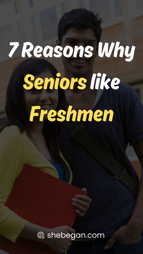 Dating across grade levels within a high school setting can evoke many opinions. Freshmen enter high school as wide-eyed newcomers. They find themselves amidst a whirlwind of new experiences, including navigating relationships.

Seniors stand at the pinnacle of their high school journey. They are preparing to transition into adulthood. The difference in maturity and life experiences between these groups often sparks debate. 

This article explores some reasons why seniors like dating freshmen. Senior And Freshman Dating, Freshman And Junior Dating, High School Dating Advice, Freshman And Senior Dating, High School Dating, High School Relationships, School Date, Senior Dating, After College