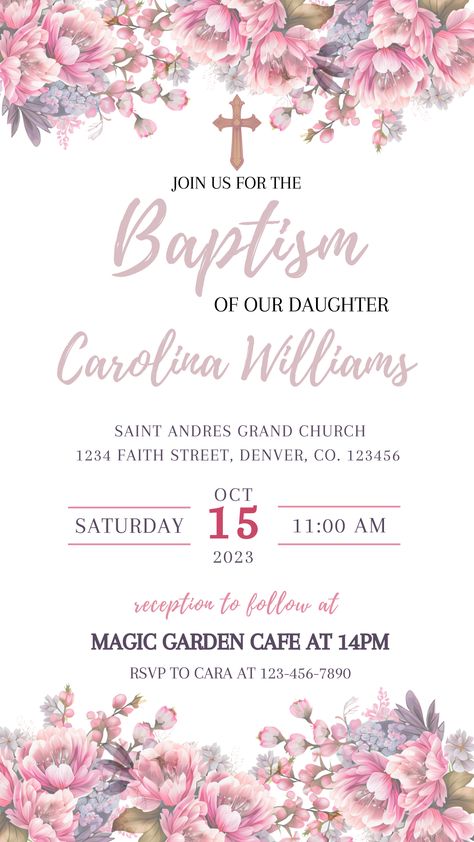 Baptismal Invitation For Girl, Baptism Invitation Background, Baptism Card Ideas, Birthday And Baptismal Invitation, Baptismal Invitation Template Blank, Baptism Invitation Card, Dedication Card, Baptism Invitation For Boys, Baptism Themes