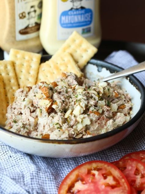 Super easy, classic and delicious Tuna Salad! #cookiesandcups #recipe #tuna #tunasalad #lunch #snack Chicken Sloppy Joes, Easy Tuna Salad, Best Tuna Salad Recipe, Best Tuna Salad, Food Sandwiches, Easy Teriyaki Chicken, 30 Min Meals, Popular Dinner Recipes, Weeknight Recipes