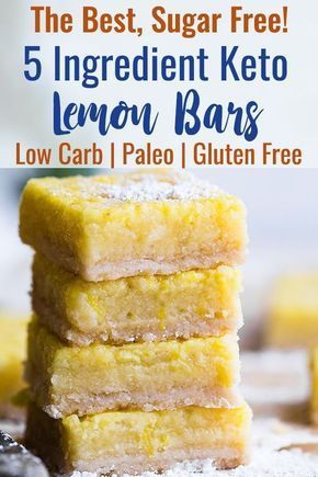 Low Carb Lemon Bars, Keto Lemon Bars, Dolce Poche Calorie, Galletas Keto, Gluten Free Lemon Bars, 100 Calorie, Low Carb Diets, Keto Cheesecake, Keto Foods