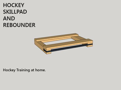 Hockey Rebounder Diy, Diy Hockey Training, Hockey Training Aids, Hockey Stick Crafts, Backyard Ice Rink, Hockey Diy, Hockey Tape, Hockey Drills, Ice Hockey Sticks