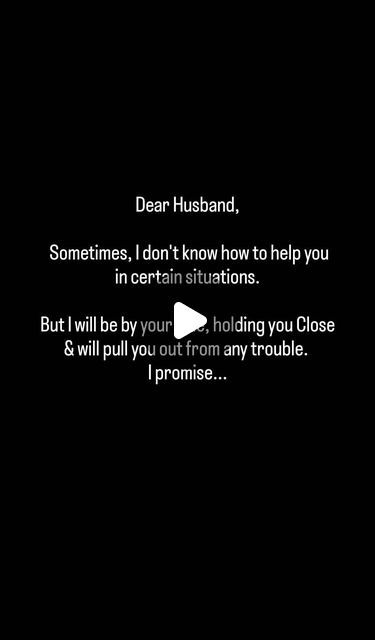 quotes_lover | Dear Husband,
Sometimes, I don't know how to help you in certain situations
 But I will be by your side, holding you Close & will pull you... | Instagram Dear Husband Quotes, Dear Husband, Husband Quotes, By Your Side, Hold You, Couple Goals, Hold On, Siding, Quotes