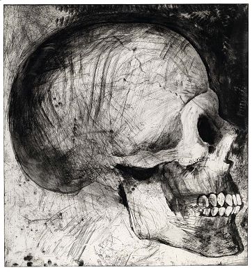 The Side View by Jim Dine / American Art Drawing Bones, Drypoint Printmaking, Fossil Art, Charcoal Artwork, Jim Dine, Drypoint Etching, Etching Prints, White Drawing, Albrecht Durer