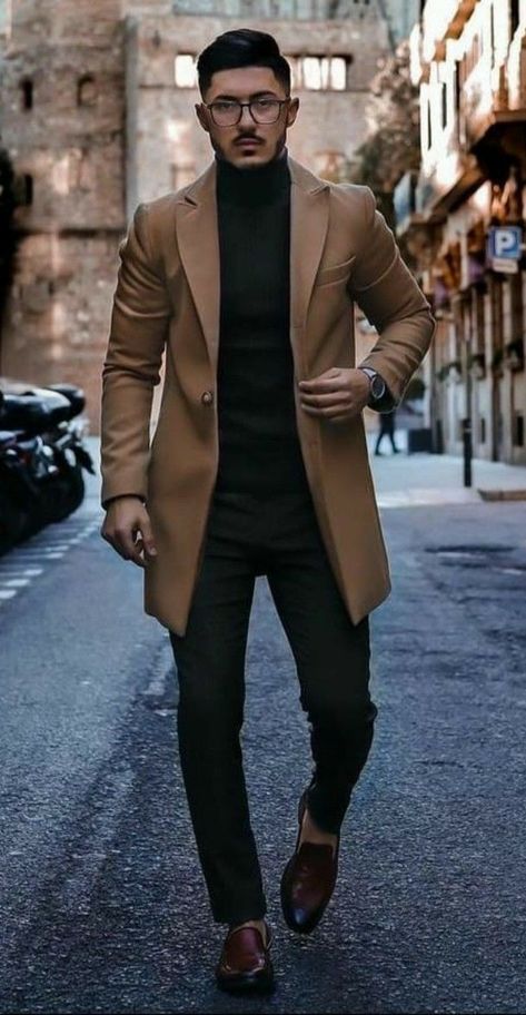 Ovecoat outfit for men Mens Long Coat Outfit Formal, Men Trench Coat Outfit Mens Fashion, Mens Camel Coat Outfits, Men’s Coat Outfit, Mens Dinner Date Outfit Classy, Brown Trench Coat Outfit Men, Men Coat Outfit Casual, Men Trench Coat Outfit, Winter Fashion Asian