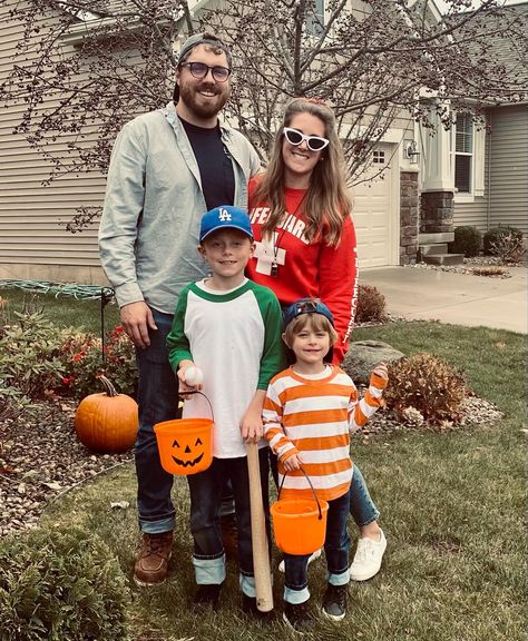 The Sandlot Family Costumes, The Sandlot Costumes, Squints Costume, Sandlot Costume, Squints And Wendy, Sandlot Benny, Wendy Peffercorn, Benny The Jet Rodriguez, Movies For Boys