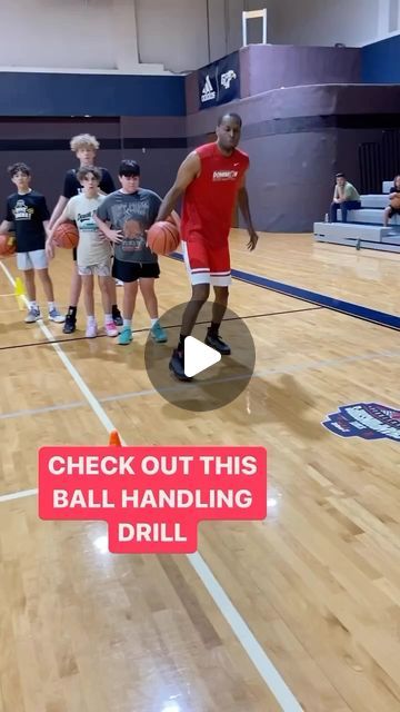 Cedric Crawford on Instagram: "DRIBBLING WARM-UP DRILL-   FOLLOW @dominionelitebasketball and @detailsofdominion_ for more video content.   #dominionelitebasketball #builtforthemoment #basketball #skills #trainer #hardwork" Basketball Drills For Middle School, Dribbling Drills Basketball, Basketball Drills For Beginners, Basketball Dribbling Drills, Youth Basketball Drills, Basketball Drills For Kids, Basketball Practice Plans, Coaching Basketball, Basketball Training Drills