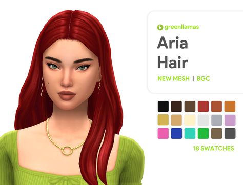 Aria Hair - greenllamas | greenllamas on Patreon Aria Hair, Konan Naruto, Ts4 Hair, Cc Hair, The Sims 4 Pc, Pelo Sims, The Sims 4 Packs, Sims 4 Mm Cc, Sims 4 Expansions