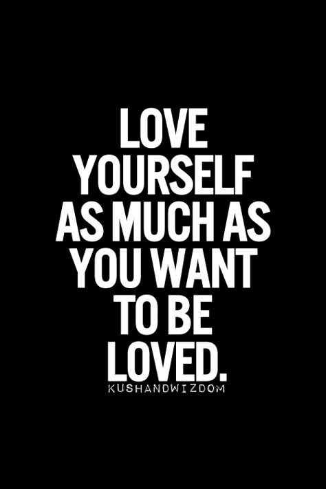 Love yourself Daglig Motivation, Want To Be Loved, Life Quotes Love, To Be Loved, Love Yourself, Note To Self, The Words, Great Quotes, Inspirational Words