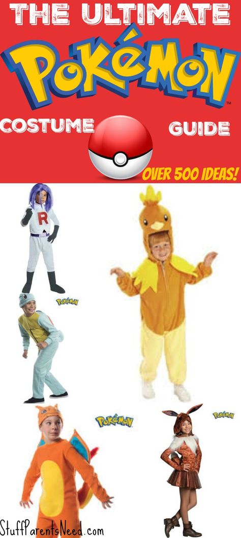 pokemon halloween costumes Pokémon Halloween Costume, Pokémon Family Costume, Pokemon Diy Costume, Pokemon Halloween Costume Family, Family Costume Pokemon, Pokemon Family Halloween Costumes, Pokemon Trainer Halloween Costume, Diy Pokemon Costume, Pokemon Costumes For Boys