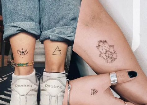 Tatouage : 5 motifs mystiques et leur signification ! Triangle Tattoo, Tattoos