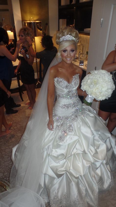 Me on my wedding day #Baracci 2010s Wedding Dress, 2009 Wedding Dresses, Wedding Dresses 2000s, Wedding Dresses 2000 Style, Wedding Dresses Y2k, Early 2000s Wedding Aesthetic, Strapless Princess Wedding Dresses, 2000s Wedding Aesthetic, Early 2000s Wedding Dress