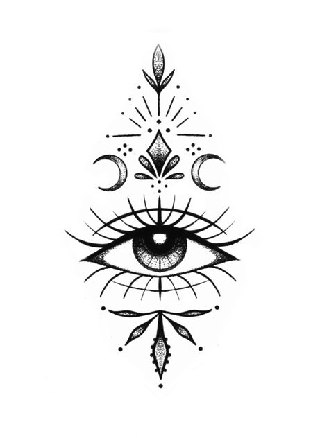 Matching Evil Eye Tattoo, Third Eye Hand Tattoo, Third Eye Tattoo Meaning, Intuition Tattoo Third Eye, Eye Tattoo Aesthetic, Eye Outline Tattoo, Feminine Eyes Drawing, Third Eye Chest Tattoo, Alignment Tattoo Ideas