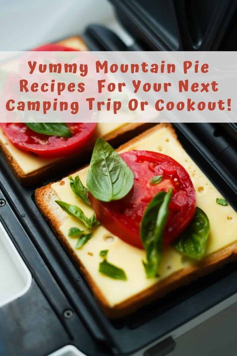 Mountain Pie Recipes, also called hobo pies or campfire pies, are usually made with slices of bread but check out our yummy variations here! Join the rest of us happy campers as we rifle through this list of yummy traditional and unique mountain pie (hobo aka campfire) recipes! Mountain Pie Recipes Camping, Hobo Pies Recipes, Mountain Pie Recipes, Hobo Pies, Campfire Pies, Mountain Pies, Pie Iron Recipes, Crescent Roll Pizza, Campfire Recipes