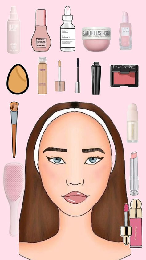 Face Template Makeup, Princess Paper Dolls Printable, Printable Diy Crafts, Paper Makeup, Princess Paper Dolls, Free Printable Paper Dolls, Paper Doll Printable Templates, Beauty Products You Need, Face Template