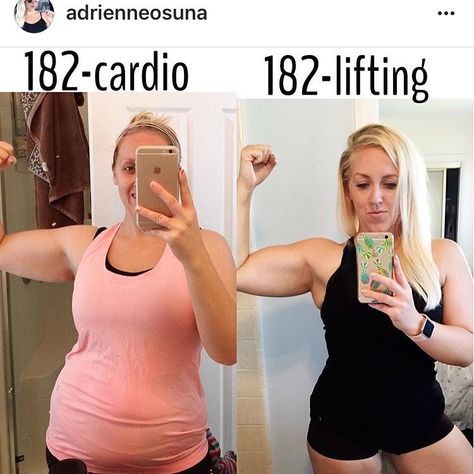 If you're doing hours and hours of cardio to lose weight, these before-and-after pictures just may inspire you to ditch your runs and reach for the dumbbells Weight Training Transformation Women, Weights Vs Cardio Woman, Weight Lifting Transformation Women, Cardio Vs Weights Before And After, Weight Lifting Vs Cardio, Cardio Vs Weights, Body Recomposition, Motivation Pictures, Popsugar Fitness