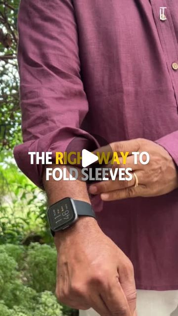 Most people fold their sleeves after they wear the shirt. But this leads to uneven folds and crushing of the cloth; making you look less stylish.  Never again!  This video will provide you with a simple hack that will ensure that your sleeves are perfect every time.  Also, shop your pure linen long sleeve shirts at LinenTrail.com Folding Hacks Long Sleeve Shirts, How To Fold Sleeves Men, Folding Sleeves Shirt, How To Fold Shirt Sleeves, How To Fold Long Sleeves, How To Fold Long Sleeve Shirts, Hack Shirt, Folding Tips, Folded Sleeves