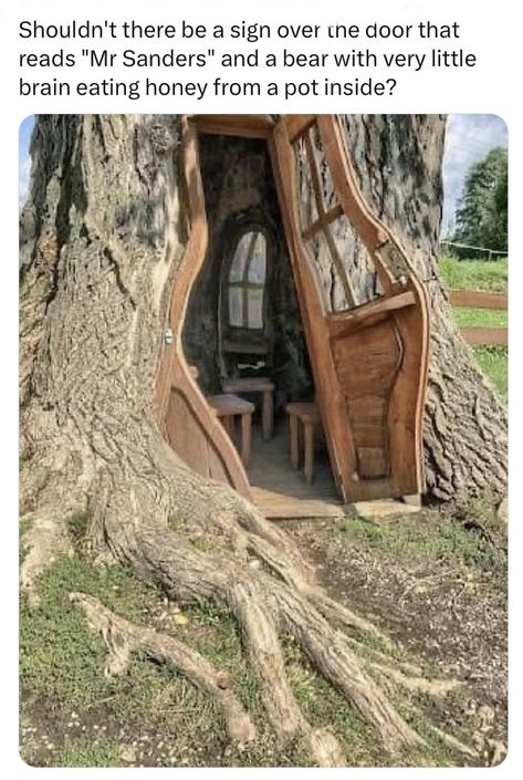 Hobbit Aesthetic Home, Tree Trunk House, Old Caravan, Stump House, Caravan Trailer, Tree House Designs, Hobbit House, Fantasy House, Young Couple