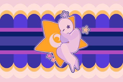 ┈⠀a Gender related to being a creature sleeping peacefully in the middle of space & touching the stars. Star Creature, Sleeping Peacefully, Coining, Xeno Hoard, Xenogender Hoard, Gender Pronouns, Gender Flags, Gotta Catch Them All, Lgbtq Flags