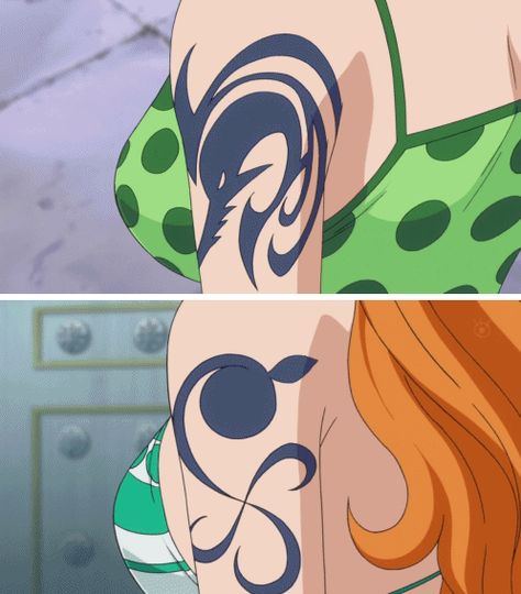 Nami Arm Tattoo, One Piece Anime Nami Tattoo, Nami Tattoo Logo, Nami's Tattoo One Piece, Nami Tattoo One Piece, One Piece Nami Tattoo, Nami Cosplay One Piece, One Piece Anime Tattoo, Nami Cosplay