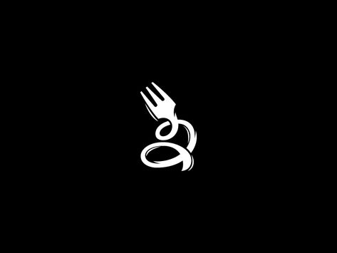 Spaghetti Fork Logo by Darina Darvin on Dribbble Branding Shots, Twisted Pasta, Fork Logo, Spaghetti Fork, Food Logo Design, Logo And Identity, Drinks Logo, Cafe Logo, Logo Restaurant