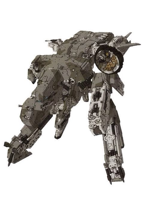 Metal Gear Rex Metal Gear Solid 4, Yoji Shinkawa, Metal Gear Series, Metal Gear Rising, Mecha Design, Gear Art, Metal Gear Rex, Arte Robot, Titanfall