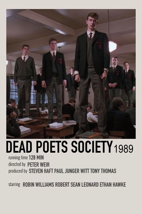 click my profile for more posters  Polaroid Dead Poets Society made by me Insta: @itzz.icey Film Polaroid, Sean Leonard, Posters Minimalist, Filmy Vintage, Iconic Movie Posters, Movie Card, Film Posters Minimalist, Film Maker, Film Poster Design