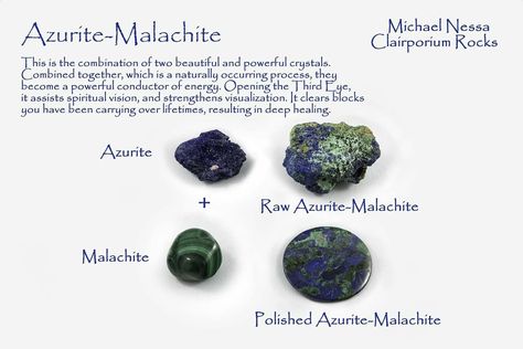 Astrology Crystals, Vibe Higher, Positivity Crystals, Crystal Powers, Spiritual Malachite Jewelry With Natural Stones, Azurite Malachite Meaning, Azurite Crystals Aesthetic, Azurite Meaning, Azurite Malachite Crystal Meaning