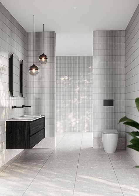 How Jess Dempsey Turned This Run Down Edwardian Into A Luxe Family Home Shower Oasis, Backsplash Colors, Reece Bathroom, Tiled Bathroom, Bathroom Ensuite, Bathroom Floor Plans, Master Ensuite, Concealed Cistern, Front Rooms