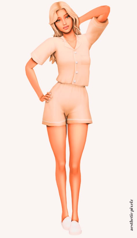 Best Sims 4 Pajamas CC Finds (Lookbook + Links to Download) - Aesthetic Pixelz Pyjamas Cc Sims 4, Sims 4 Cc Maxis Match Pjs, Sims 4 Work Out Cc, Pajama Cc Sims 4, Sims Pyjamas, Sims 4 Cc Pyjamas Patreon, Sims4 Sleepwear, Sims 4 Cc Sleepwear Female, Clean Girl Aesthetic Sims 4 Cc