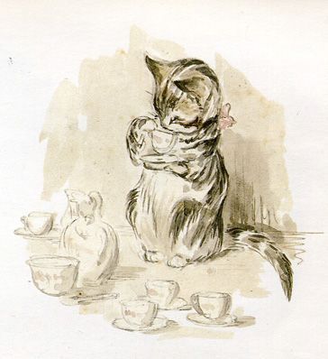 Beatrix Potter, Cute Doodles, Pretty Art, Cat Art, Animal Drawings, A Cat, Art Sketches, Animal Art, Art Inspo