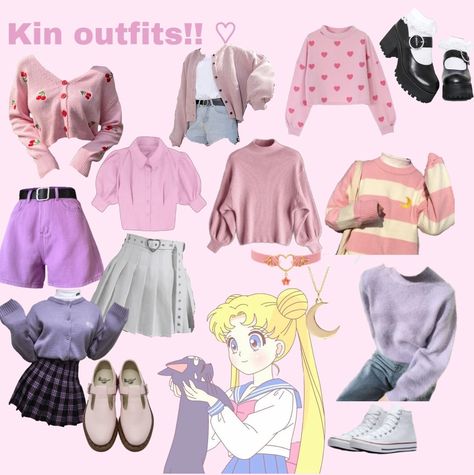 Sailor Moon Closet Cosplay, Sailor Moon Aesthetic Outfit, Sailor Moon Outfit Ideas, Sailor Moon Inspired Outfits, Usagi Sailor Moon, Nana Clothes, 80s Inspired Outfits, Sailor Moon Outfit, Sailor Moon Fashion