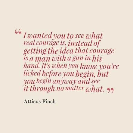 Atticus Finch quote - To Kill a Mockingbird - Harper Lee Atticus Finch Quotes, All About Books, Atticus Finch, Kill A Mockingbird, Harper Lee, About Books, To Kill A Mockingbird, Atticus, Literary Quotes