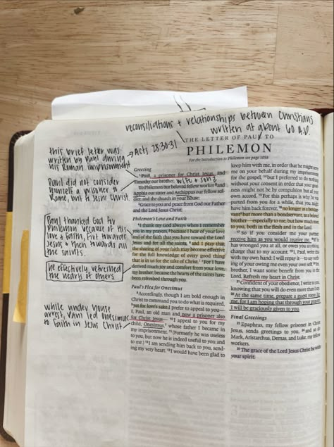 Philemon Bible Study, Philemon Bible Journaling, Bible Journaling Ideas Drawings, Bible Doodling, Bible Journal Notes, Bible Ideas, Inspire Bible Journaling, Soli Deo Gloria, Bible Study Notebook