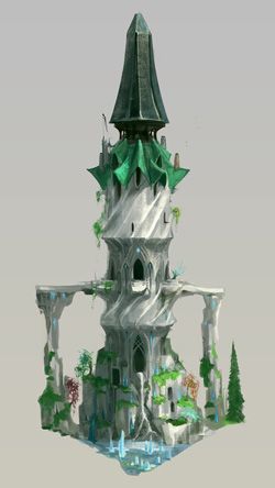 Mage Tower, Elf City, Elven City, Design Document, Building Art, Fantasy House, Fantasy Castle, Fantasy City, Fantasy Places