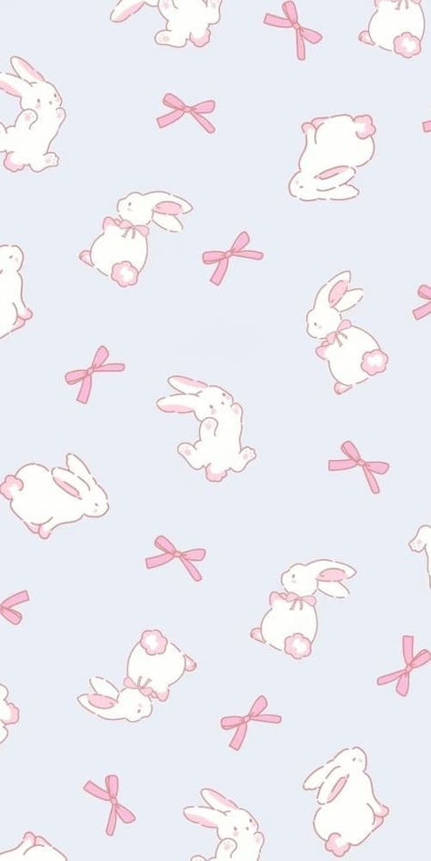 cute Easter wallpaper: bunnies and ribbons Cute Easter Wallpaper, Spring Magic, Aesthetic Wallpaper Iphone, Cocoppa Wallpaper, Easter Wallpaper, Bunny Wallpaper, Soft Wallpaper, Iphone Wallpaper Themes, Aesthetic Desktop Wallpaper