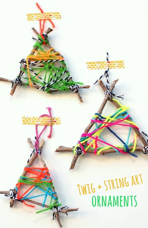 10 CREATIVE NATURE STICK CRAFTS FOR KIDS Quotes Keychain, Stick Crafts, Kindergarten Ideas, Camping Crafts, Ideas Halloween, Nature Crafts, Art Practice, Preschool Art, Craft Stick Crafts